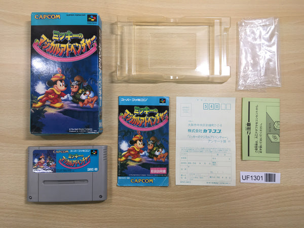 UF1301 Mickey no Magical Adventure BOXED SNES Super Famicom Japan