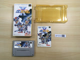 UF1313 Super Gachapon World SD Gundam X BOXED SNES Super Famicom Japan