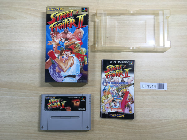 UF1314 Street Fighter II 2 BOXED SNES Super Famicom Japan