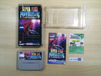 UF1316 Super Fire Pro Wrestling Special BOXED SNES Super Famicom Japan