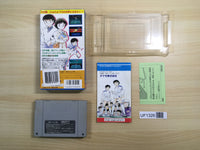 UF1326 Captain Tsubasa IV 4 Pro no Rivaltachi BOXED SNES Super Famicom Japan