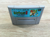UF1330 GamblerJikoChuushinha2 DoraponQuest Mahjong BOXED SNES Super Famicom Japan
