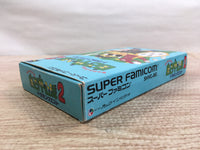UF1330 GamblerJikoChuushinha2 DoraponQuest Mahjong BOXED SNES Super Famicom Japan