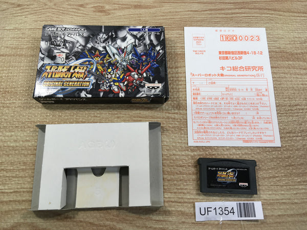 UF1354 Super Robot Wars Original Generation BOXED GameBoy Advance Japan