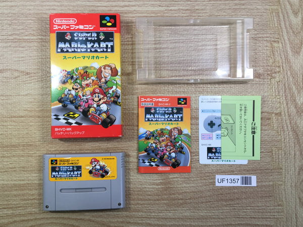 UF1357 Super Mario Kart BOXED SNES Super Famicom Japan