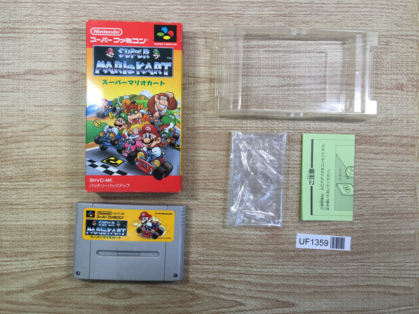 UF1359 Super Mario Kart BOXED SNES Super Famicom Japan