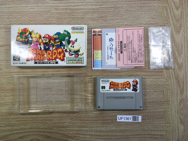UF1361 Super Mario RPG Legend of the Seven Stars BOXED SNES Super Famicom Japan