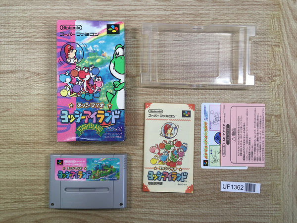 UF1362 Super Mario World 2 Yoshi's Island BOXED SNES Super Famicom Japan