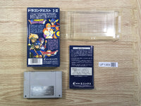 UF1369 Dragon Quest 1 & 2 BOXED SNES Super Famicom Japan