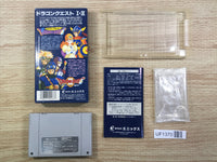UF1370 Dragon Quest 1 & 2 BOXED SNES Super Famicom Japan