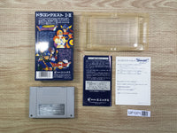 UF1371 Dragon Quest 1 & 2 BOXED SNES Super Famicom Japan
