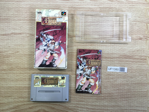 UF1380 Feda The Emblem Of Justice BOXED SNES Super Famicom Japan