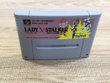 UF1381 Lady Stalker Kako kara no Chousen BOXED SNES Super Famicom Japan