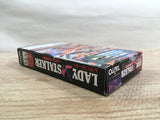 UF1381 Lady Stalker Kako kara no Chousen BOXED SNES Super Famicom Japan