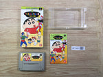 UF1401 Crayon Shinchan 2 Daimaou no Gyakushuu BOXED SNES Super Famicom Japan