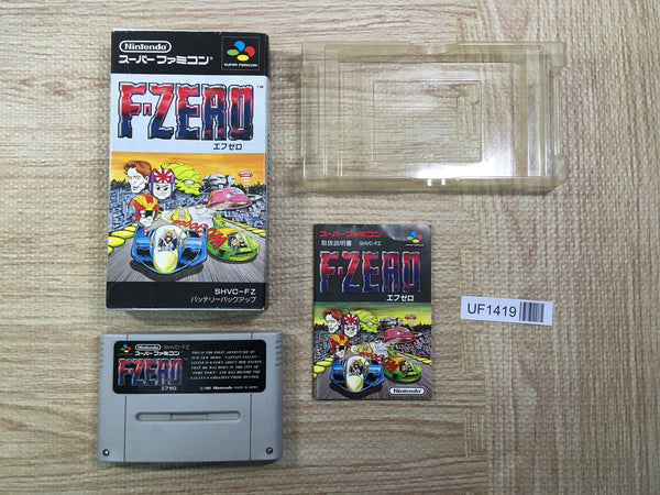 UF1419 F Zero BOXED SNES Super Famicom Japan