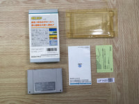 UF1420 Big Run The Supreme 4WD Challenge BOXED SNES Super Famicom Japan