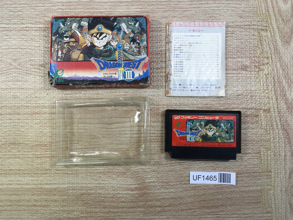 UF1465 Dragon Quest III 3 BOXED NES Famicom Japan