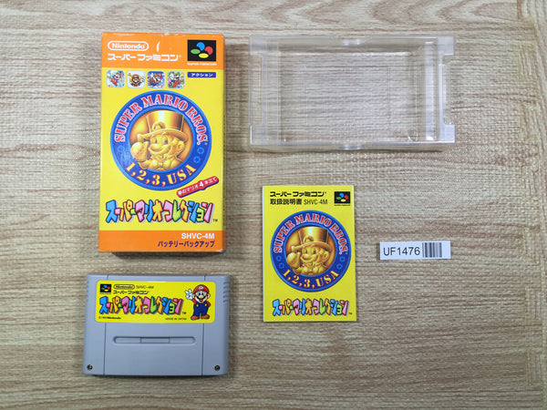 UF1476 Super Mario Collection All Stars BOXED SNES Super Famicom Japan