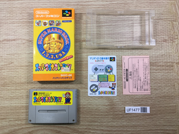 UF1477 Super Mario Collection All Stars BOXED SNES Super Famicom Japan