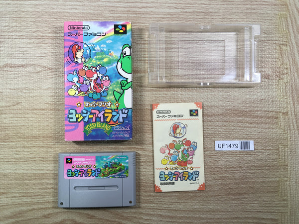 UF1479 Super Mario World 2 Yoshi's Island BOXED SNES Super Famicom Japan