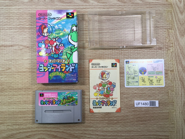 UF1480 Super Mario World 2 Yoshi's Island BOXED SNES Super Famicom Japan
