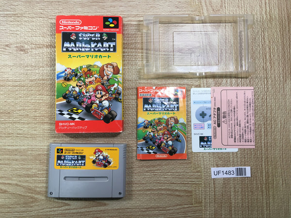 UF1483 Super Mario Kart BOXED SNES Super Famicom Japan
