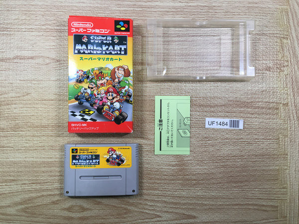 UF1484 Super Mario Kart BOXED SNES Super Famicom Japan