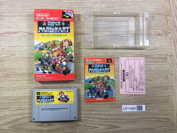 UF1486 Super Mario Kart BOXED SNES Super Famicom Japan