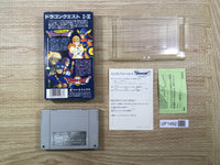 UF1492 Dragon Quest 1 & 2 BOXED SNES Super Famicom Japan