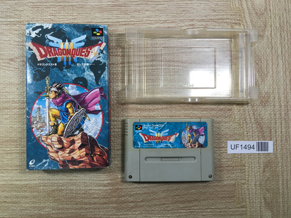 UF1494 Dragon Quest III 3 BOXED SNES Super Famicom Japan