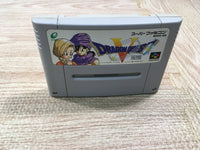 UF1496 Dragon Quest V 5 BOXED SNES Super Famicom Japan
