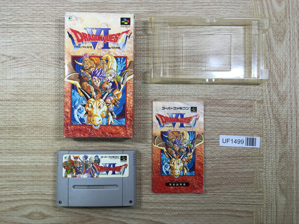UF1499 Dragon Quest VI 6 BOXED SNES Super Famicom Japan