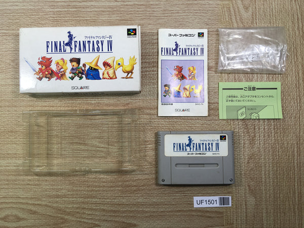 UF1501 Final Fantasy IV 4 BOXED SNES Super Famicom Japan