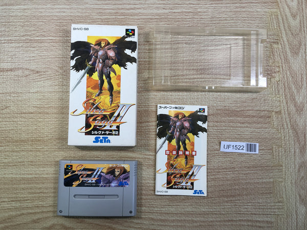 UF1522 Silva Saga 2 The Legend of Light&Darkness BOXED SNES Super Famicom Japan
