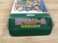 UF1524 RPG Tsukuru Super Dante Maker BOXED SNES Super Famicom Japan
