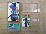 UF1532 Gundam F91 Formula Senki 0122 BOXED SNES Super Famicom Japan