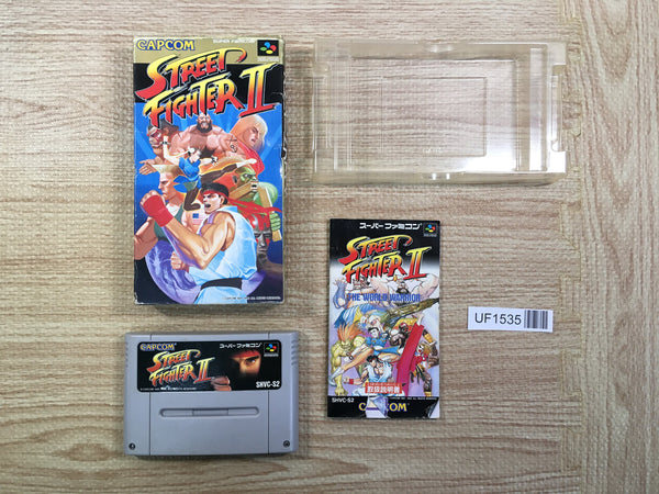 UF1535 Street Fighter II 2 BOXED SNES Super Famicom Japan