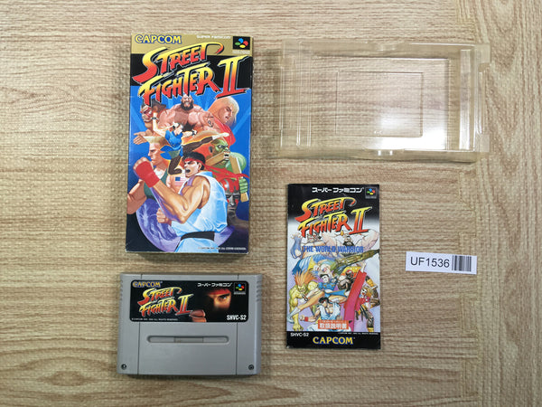 UF1536 Street Fighter II 2 BOXED SNES Super Famicom Japan