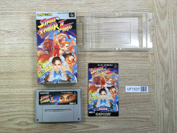 UF1537 Street Fighter II 2 Turbo BOXED SNES Super Famicom Japan