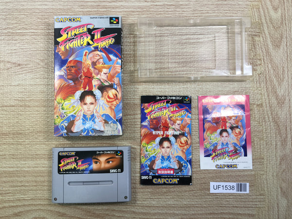 UF1538 Street Fighter II 2 Turbo BOXED SNES Super Famicom Japan