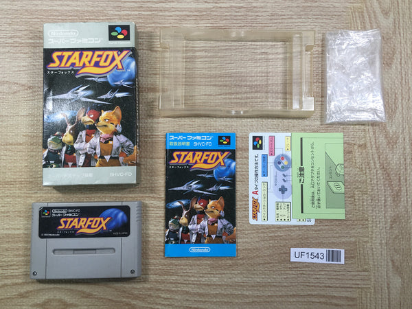 UF1543 Star Fox BOXED SNES Super Famicom Japan