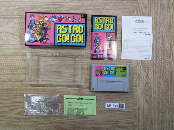 UF1544 Astro Go! Go! BOXED SNES Super Famicom Japan