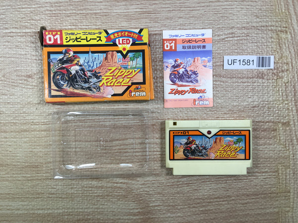 UF1581 Zippy Race BOXED NES Famicom Japan