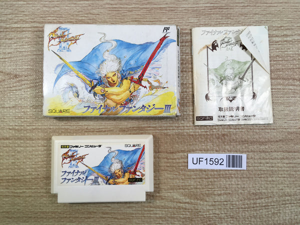 UF1592 Final Fantasy 3 BOXED NES Famicom Japan