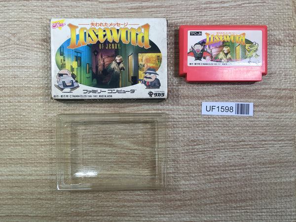 UF1598 Lost Word of Jenny BOXED NES Famicom Japan