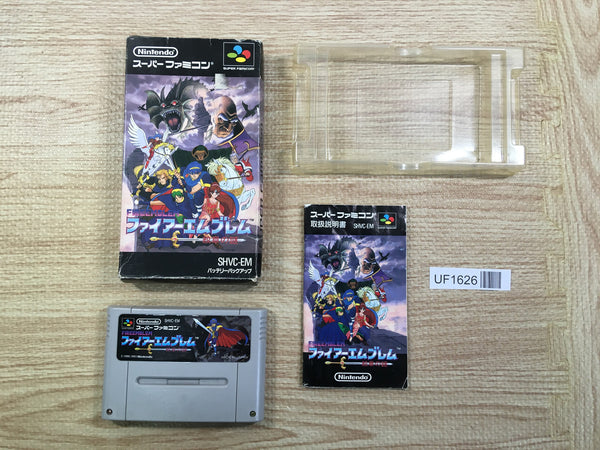 UF1626 Fire Emblem Monshou no Nazo BOXED SNES Super Famicom Japan