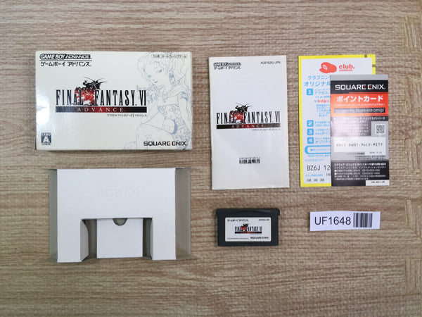 UF1648 Final Fantasy VI 6 Advance BOXED GameBoy Advance Japan