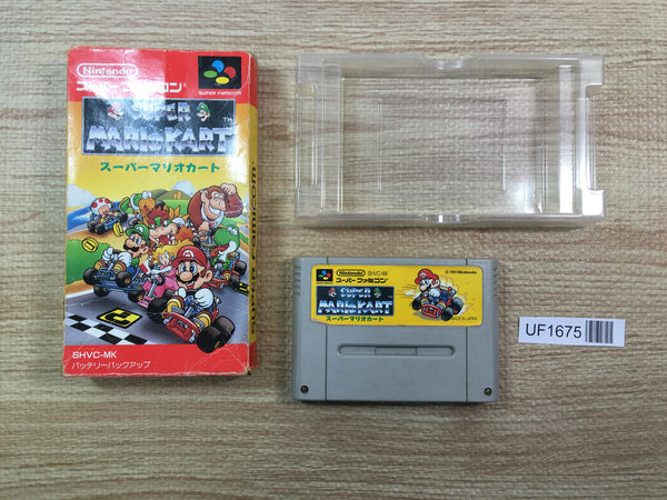 UF1675 Super Mario Kart BOXED SNES Super Famicom Japan