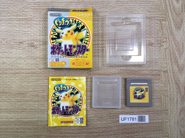 UF1781 Pokemon Pikachu Yellow BOXED GameBoy Game Boy Japan